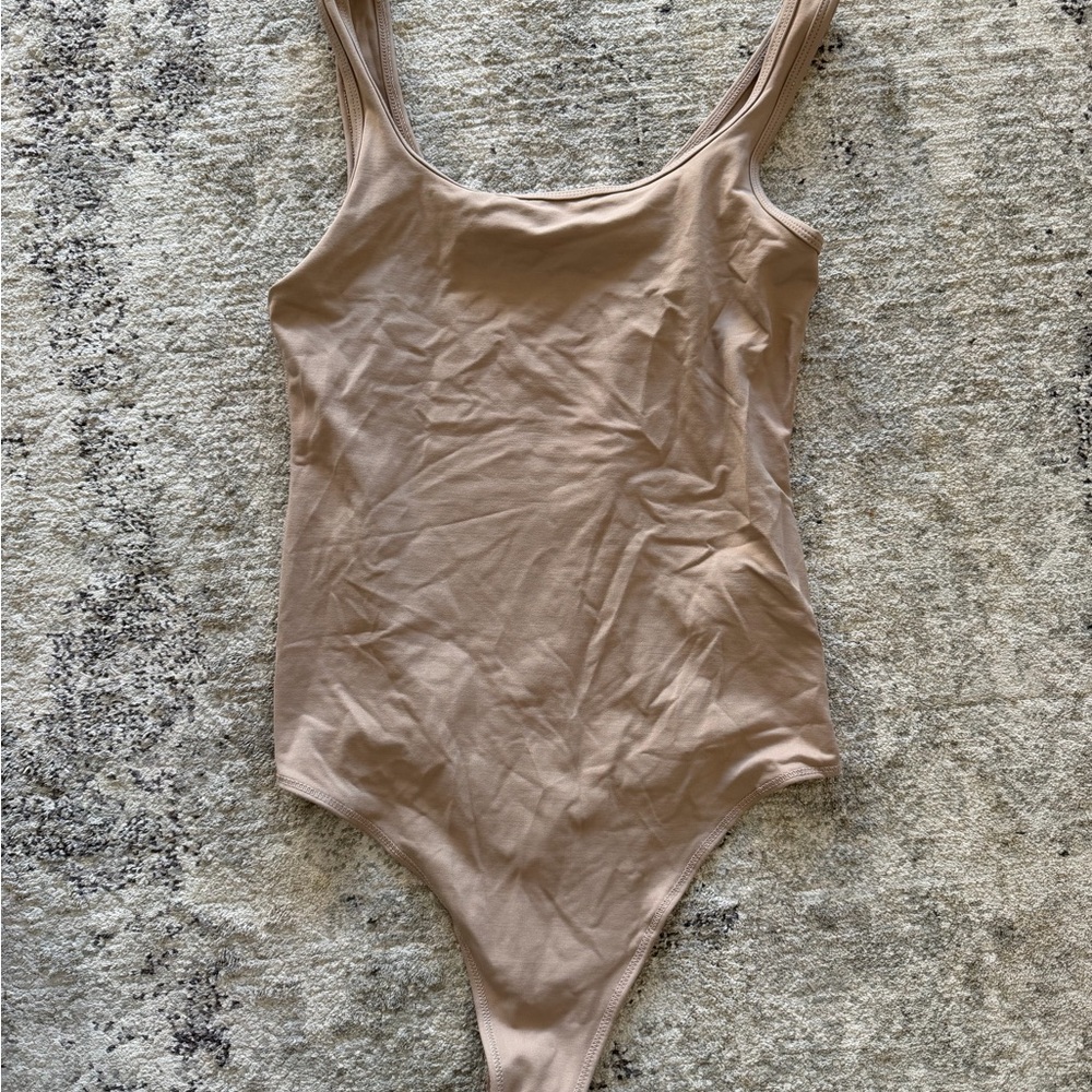 Abercrombie & Fitch Beige Soft Collection Bodysuit -NWOT